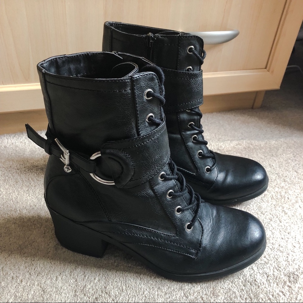 Guess Combat Boots with Heel